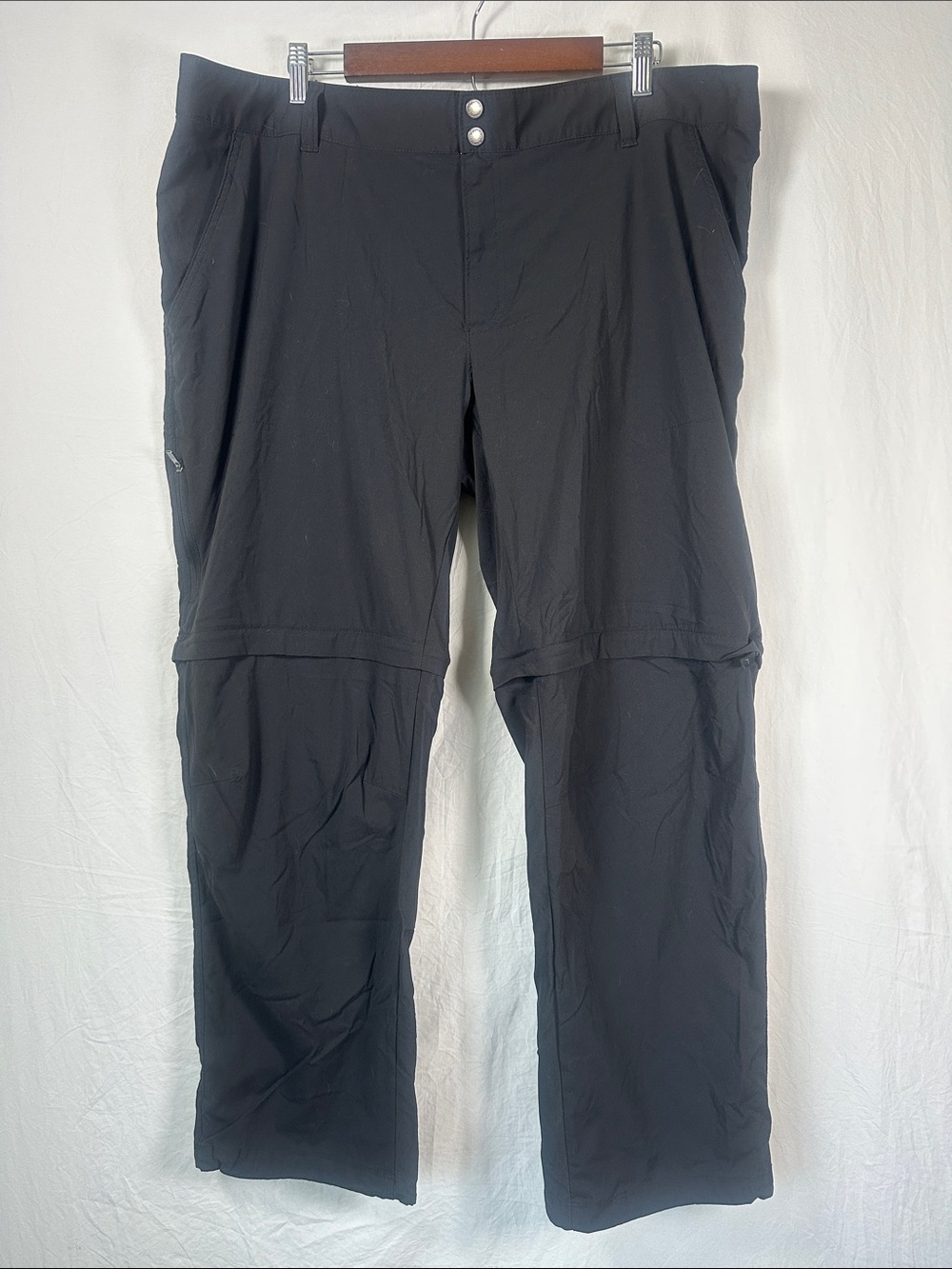 Men's Black Convertible Outdoor Pants